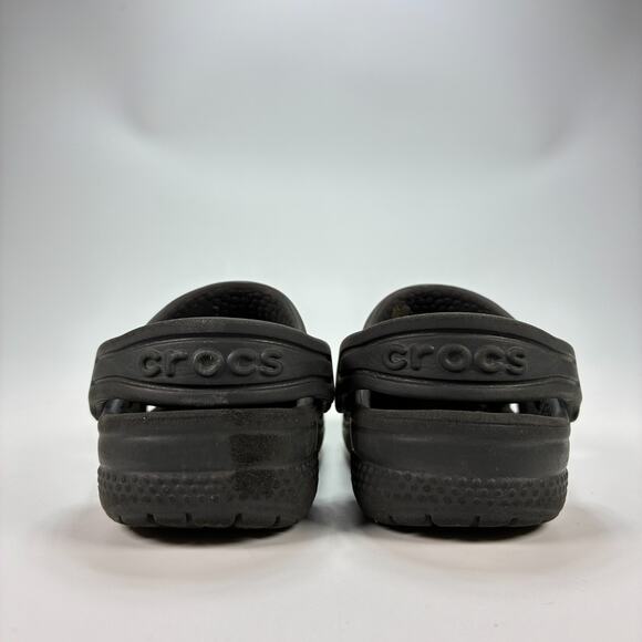 Crocs Classic Clog Black Slip On Comfort Sandals Lightweight Shoes Kids Size 5 - Picture 5 of 9
